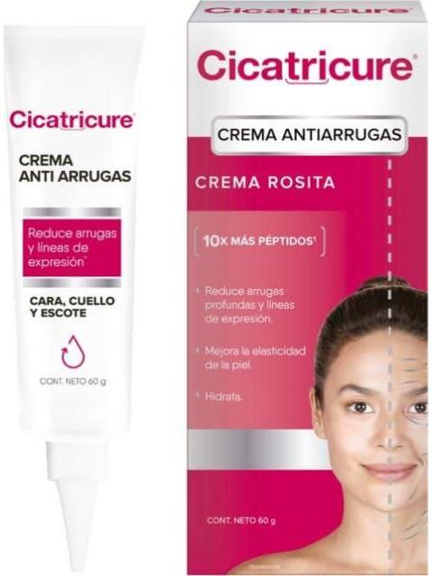 CREMA ROSITA CARA Y CUELLO 60G MULTICOLOR CICATRICURE