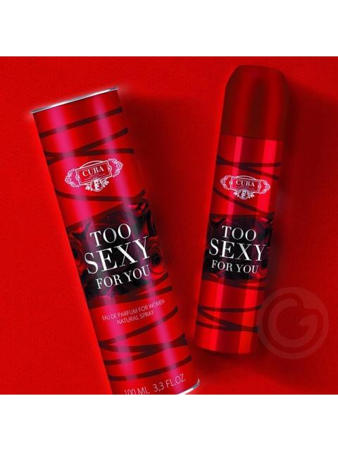 CUBA TOO SEXY EDP 100ML PARA MUJER