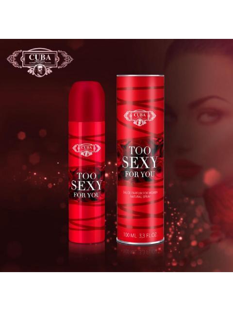 CUBA TOO SEXY EDP 100ML PARA MUJER