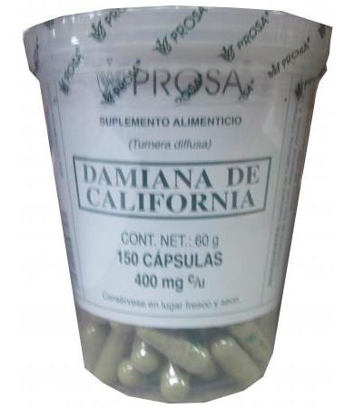 DAMIANA DE CALIFORNIA 150 CAP PROSA