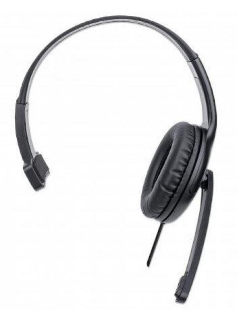 MAHATTAN MONOAURAL 179874 ALAMBRICO 1.5 METROS USB-A NEGRO