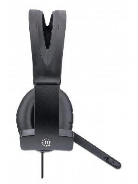 MAHATTAN MONOAURAL 179874 ALAMBRICO 1.5 METROS USB-A NEGRO
