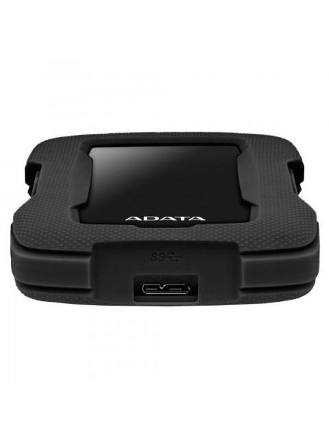 DISCO DURO EXTERNO ADATA 5TB USB 3.2 (RETROCOMPATIBLE CON 3.0 Y 2.0). CARCASA DE SILICONA QUE ABSORBE IMPACTOS. NEGRO. AHD3305TU31CBK