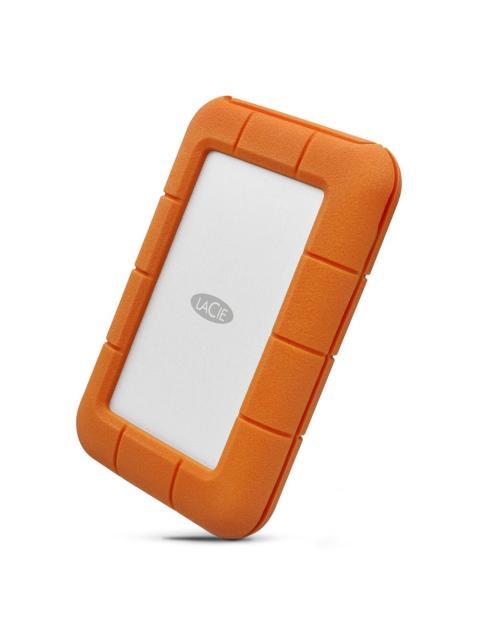 DISCO DURO EXTERNO LACIE RUGGED SECURE 2.5 2TB USB-C NARANJA A PRUEBA DE AGUA Y GOLPES - PARA MAC