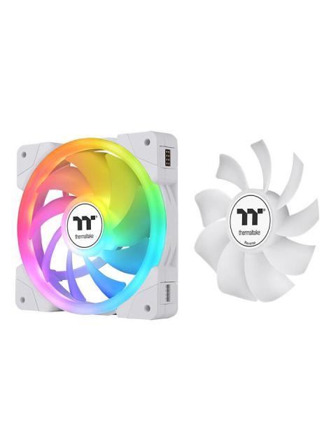 VENTILADOR THERMALTAKE SWAFAN EX12 ARGB SYNC 120MM 500 - 2000RPM BLANCO - 3 PIEZAS