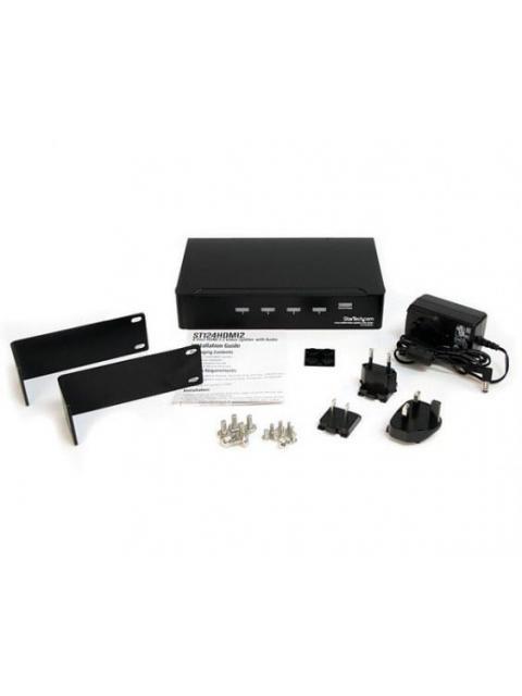 STARTECH  AUDIO SPLITTER ST124HDMI2 4 PUERTOS HDMI
