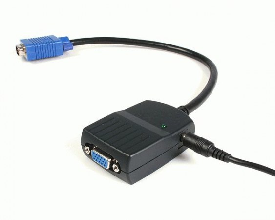 STARTECH  MINI DUPLICADOR DIVISOR DE VIDEO VGA DE 2 PUERTOS USB NEGRO