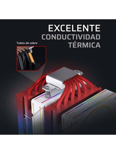 ENFRIAMIENTO DE AIRE BAMLAM RUSH HELIUX PRO HEX50 SISTEMA DE ENFRIAMIENTO DE AIRE DISIPADOR DE AIRE ILUMINACION ARGB