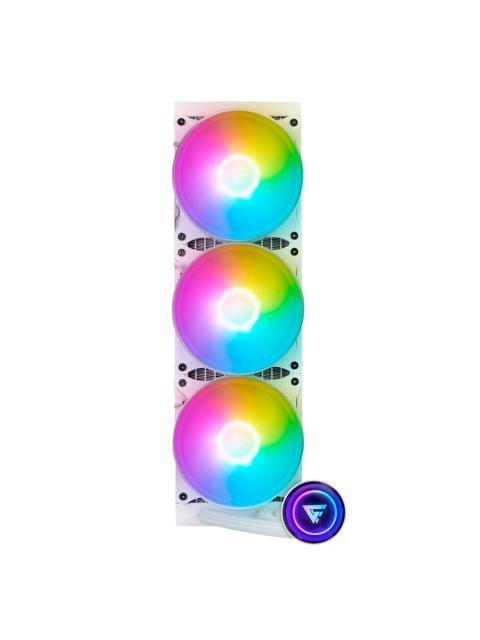 ENFRIAMIENTO LIQUIDO GAME FACTOR LQG700WH BLANCO SISTEMA DE REFRIGERACION LIQUIDA TODO EN UNO 23 DB 2550 RPM