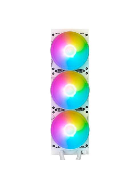 ENFRIAMIENTO LIQUIDO GAME FACTOR LQG700WH BLANCO SISTEMA DE REFRIGERACION LIQUIDA TODO EN UNO 23 DB 2550 RPM