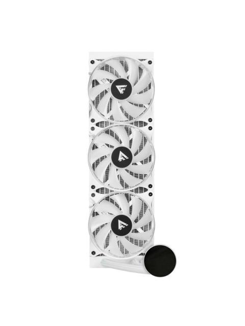 ENFRIAMIENTO LIQUIDO GAME FACTOR LQG700WH BLANCO SISTEMA DE REFRIGERACION LIQUIDA TODO EN UNO 23 DB 2550 RPM