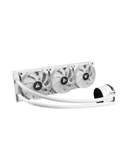 ENFRIAMIENTO LIQUIDO GAME FACTOR LQG700WH BLANCO SISTEMA DE REFRIGERACION LIQUIDA TODO EN UNO 23 DB 2550 RPM