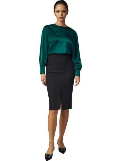 FALDA LAPIZ LARGA NEGRO HOLLY LAND