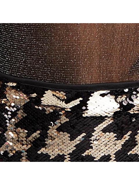 FALDA LENTEJUELAS LENTEJUELA BLANCO/NEGRO HOLLY LAND PREMIUM