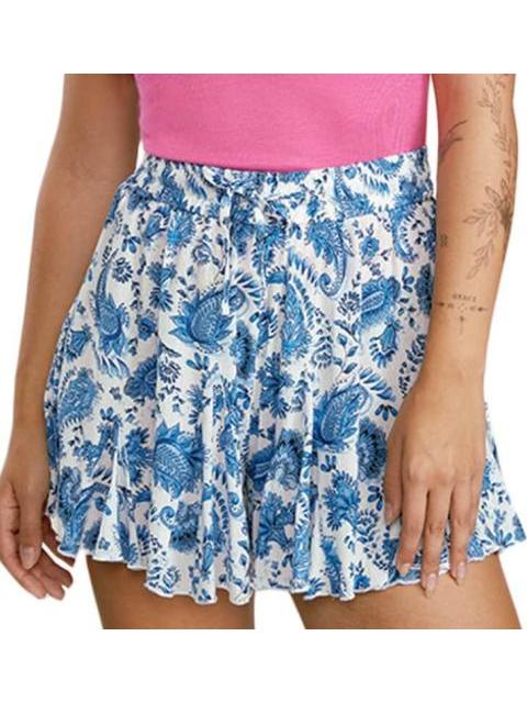 FALDA SHORT ESTAMPADO AZUL PRIMARK