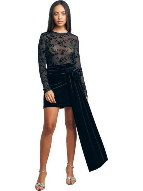 FALDA VELOUR NEGRO HOLLY LAND PREMIUM