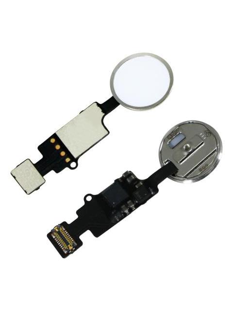 FLEXOR BOTON HOME INICIO COMPATIBLE CON IPHONE 7 PLUS A1661 A1784 A1785 COLOR BLANCO