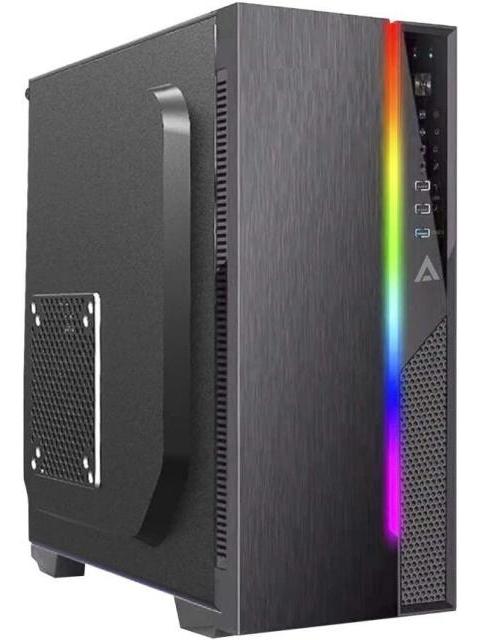 GABINETE ACTECK AC-929547 MICRO-TOWER MICRO-ATX-MINI-ITX USB 2.0-3.0 CON FUENTE DE 500W SIN VENTILADORES INSTALADOS NEGRO