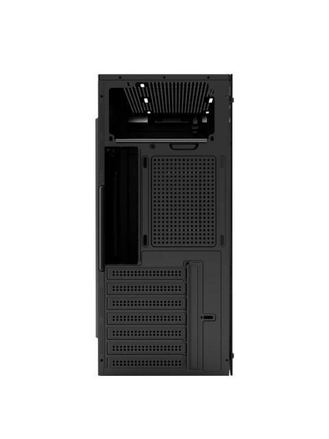 GABINETE ACTECK VIKEN GM434 CON VENTANA RGB MIDI-TOWER ATX-MICRO-ATX-MINI-ATX USB 2.0 CON FUENTE DE 500W SIN VENTILADORES INSTALADOS NEGRO