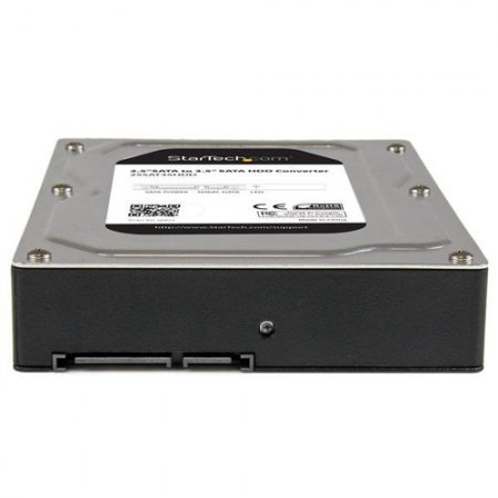 STARTECH  GABINETE ADAPTADOR DE DISCO DURO O SSD 2.5 SATA HASTA 12.5MM DE ALTURA PARA BAHIA DE 3.5