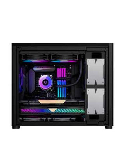 GABINETE BALAM RUSH ERIS JET GI985 CON VENTANA MICRO-TOWER MICRO-ATX-ITX USB 3.0 SIN FUENTE SIN VENTILADORES INSTALADOS NEGRO