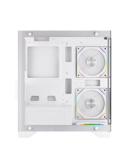 GABINETE BALAM RUSH TANK PERFORM 3600 MINI-TOWER MICRO-ATX-MINI-ITX USB 2.0-3.0 SIN FUENTE 4 VENTILADORES INSTALADOS BLANCO