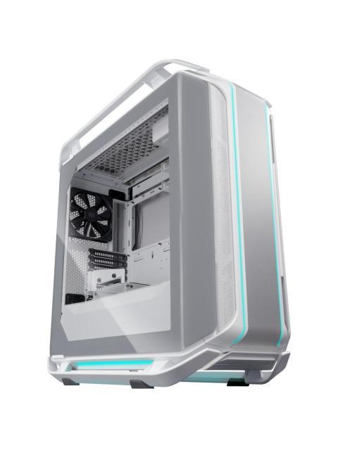 GABINETE COOLER MASTER COSMOS C700M CON VENTANA RGB FULL-TOWER ATX-EATX-MICRO-ATX-MINI-ITX USB 3.0 SIN FUENTE 4 VENTILADORES ARGB INSTALADOS BLANCO