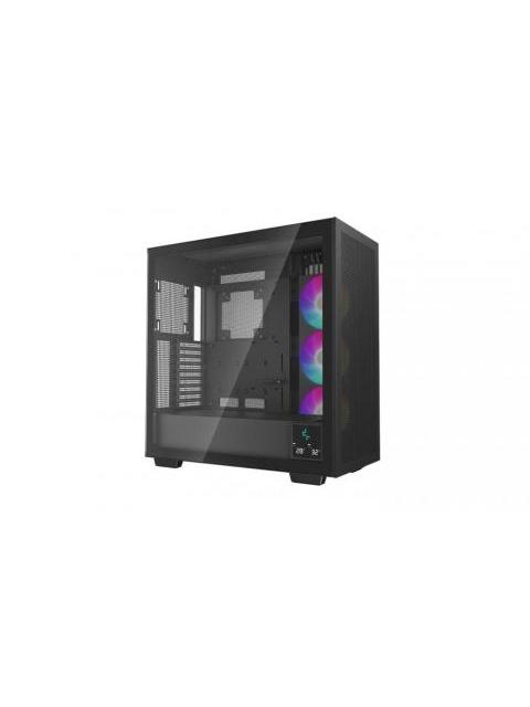 GABINETE DEEPCOOL RMORPHEUS COMPATIBILIDAD ATX; EATX GPU DE HASTA 480MM. INCLUYE 3 VENTILADORES ARGB 140 MM. CAPACIDAD 9 VENTILADORES DE 120MM O 140MM