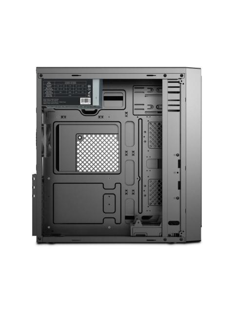 GABINETE GETTTECH GCM-550AC-01 MIDI-TOWER ATX-MICRO-ATX-MINI-ITX USB 3.0-2.0 CON FUENTE 550W 1 VENTILADOR INSTALADO NEGRO