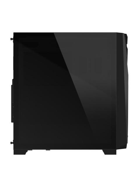 GABINETE GIGABYTE C301 GLASS CON VENTANA MIDI-TOWER ATX-E-ATX-MICRO-ATX-MINI-ITX USB 3.0-USB-C SIN FUENTE 4 VENTILADORES INSTALADOS ARGB NEGRO