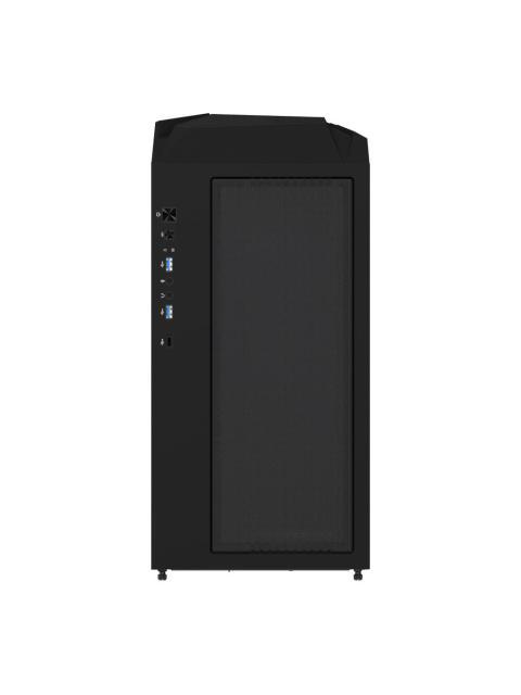 GABINETE GIGABYTE C301 GLASS CON VENTANA MIDI-TOWER ATX-E-ATX-MICRO-ATX-MINI-ITX USB 3.0-USB-C SIN FUENTE 4 VENTILADORES INSTALADOS ARGB NEGRO
