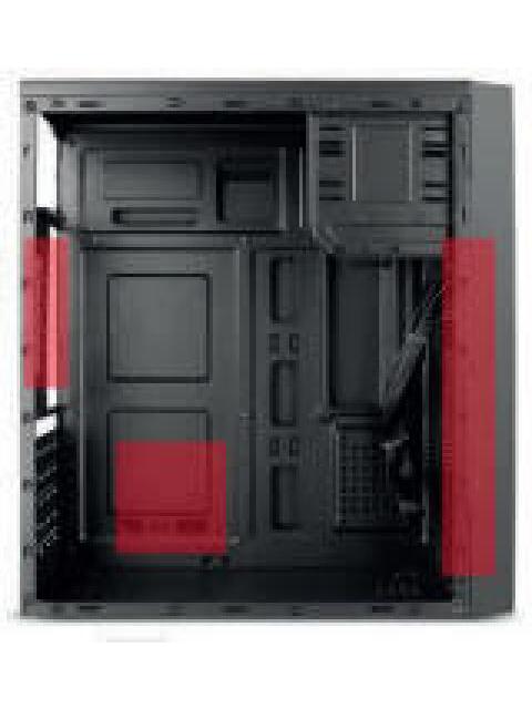 GABINETE STYLOS STPGAC4B CUBO ATX-MICRO ATX-MINI ITX USB 3.0 CON FUENTE DE 500W NEGRO