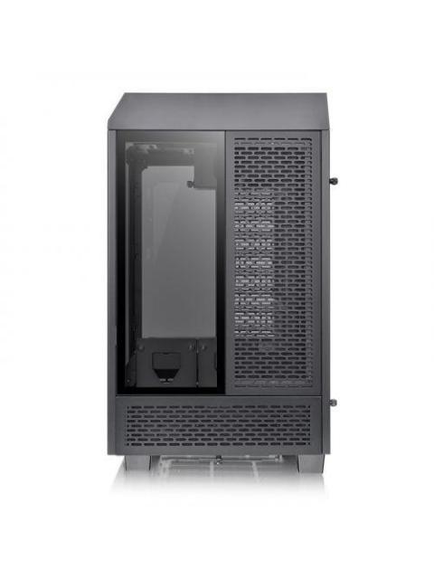 GABINETE THERMALTAKE THE TOWER 100 BLACK (CA1R300S1WN00) COLOR NEGRO MINI TORRE 3 PANELES DE 4MM DE CRISTAL TEMPLADO SOPORTA TARJETAS MADRE MICRO AT