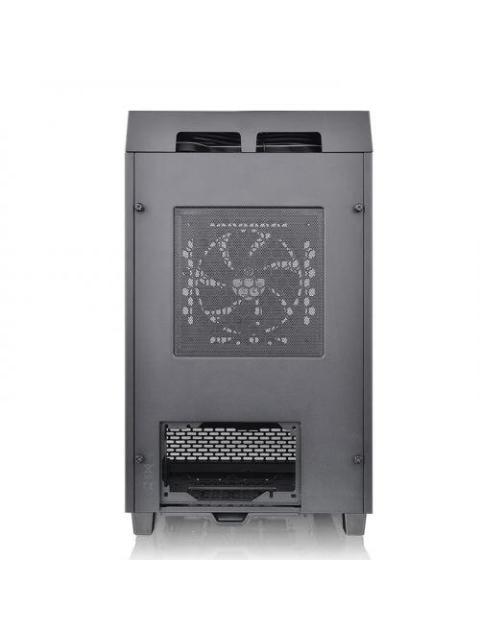 GABINETE THERMALTAKE THE TOWER 100 BLACK (CA1R300S1WN00) COLOR NEGRO MINI TORRE 3 PANELES DE 4MM DE CRISTAL TEMPLADO SOPORTA TARJETAS MADRE MICRO AT