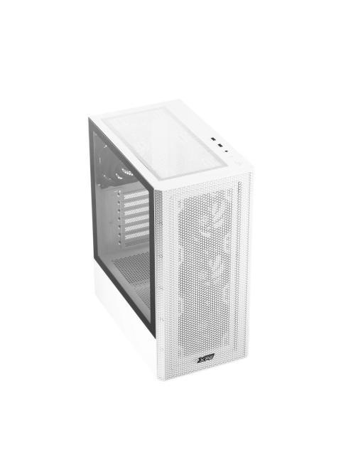 GABINETE XPG VALOR MESH CON VENTANA MIDI-TOWER ATX-MINI-ITX-MICRO-ATX USB 3.2 SIN FUENTE 4 VENTILADORES INSTALADOS BLANCO - ¡PRECIO ESPECIAL LIMITADO A 5 UNIDADES POR CLIENTE!