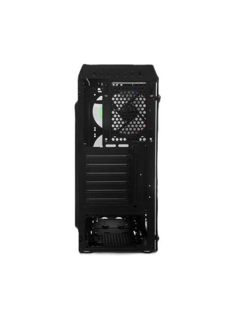 GABINETE YEYIAN KRYPTON CON VENTANA MIDI TOWER ATX-MICRO-ATX USB 3.0 SIN FUENTE 3 VENTILADORES INSTALADOS ARGB NEGRO