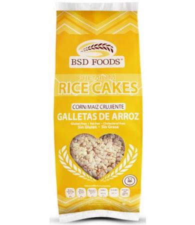 GALLETA DE ARROZ Y MAIZ 72 G BSD FOODS