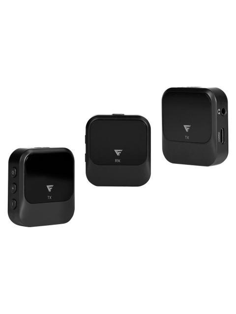 GAME FACTOR KIT MICROFONO DE SOLAPA MCL650 INALAMBRICO USB C NEGRO