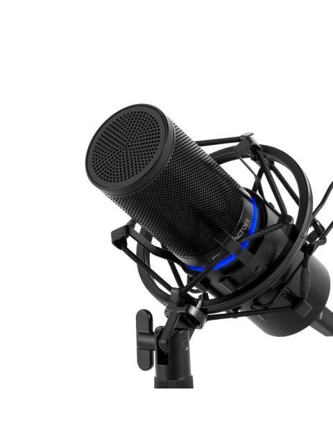 GAME FACTOR MICROFONO MCG700 ALAMBRICO USB NEGRO