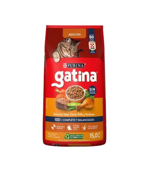 GATINA ALIM GATO POLLO BULTO 15 KG