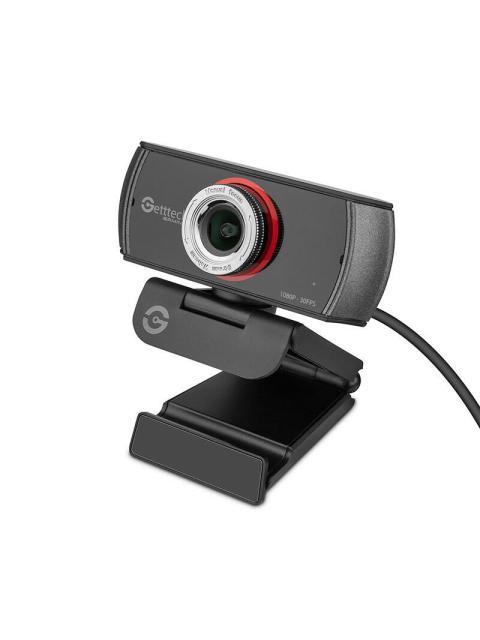 GETTTECH WEBCAM GPW-FHDMF-G1 2MP 1920 X 1080 PIXELES USB NEGRO