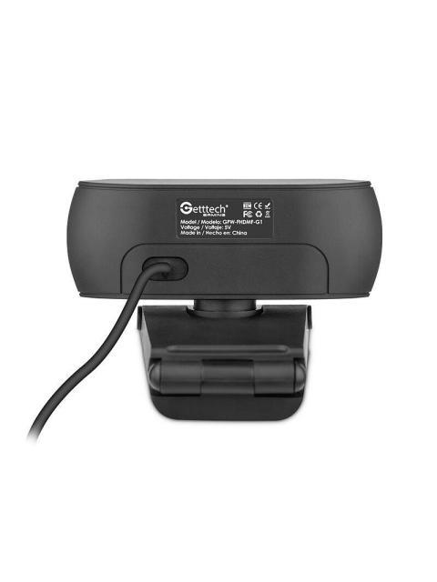 GETTTECH WEBCAM GPW-FHDMF-G1 2MP 1920 X 1080 PIXELES USB NEGRO