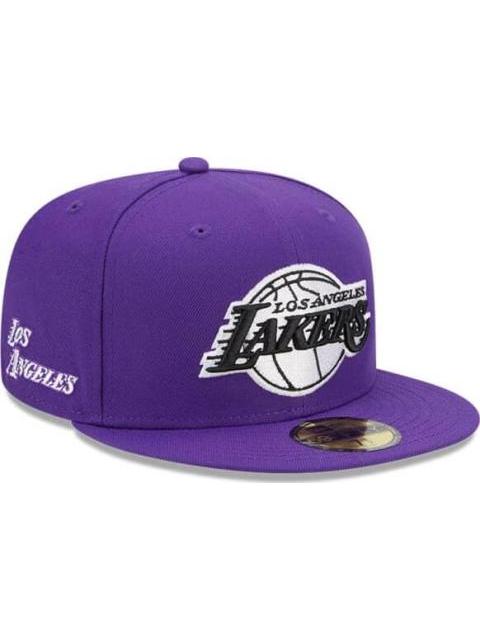 GORRA LOS ANGELES LAKERS 59FIFTY MORADO NEW ERA CAP
