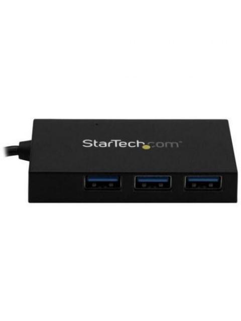 STARTECH HUB USB TIPO C 3.0 4 PUERTS EXTERNO NEGRO 5KBITS HB30A3A1CSFS
