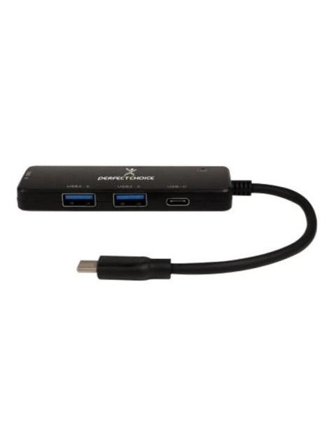 HUB USB PERFECT CHOICE USB-C M - USB-C H USB-A H 5 GBIT S