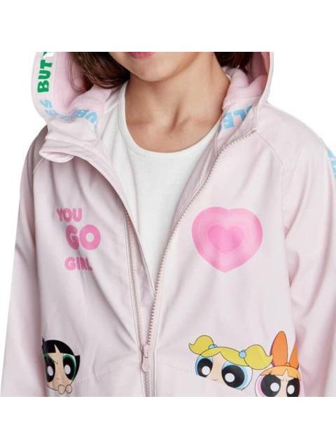 IMPERMEABLE IMPERMEABLE ESTAMPADO ROSA LAS CHICAS SUPER PODEROSAS