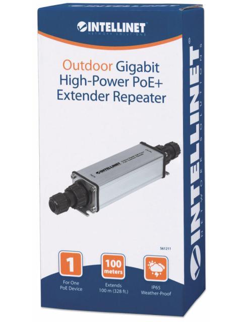 INTELLINET ADAPTADOR E INYECTOR POE 561211 10-100-1000MBIT-S 2X RJ-45