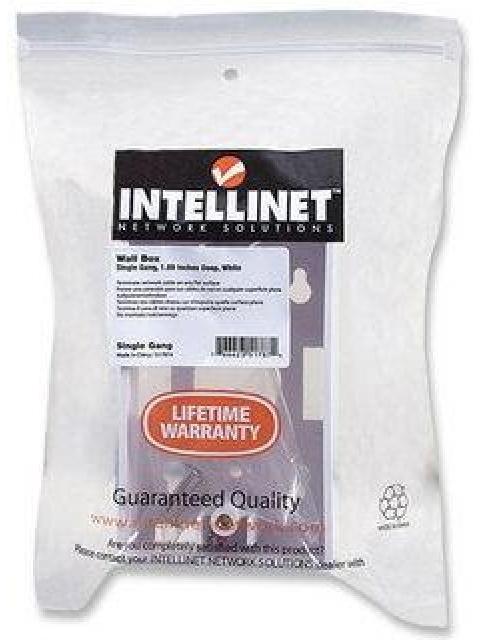 INTELLINET CAJA PARA PARED SENCILLA 517874 PROFUNIDAD DE 4.80CM BLANCO