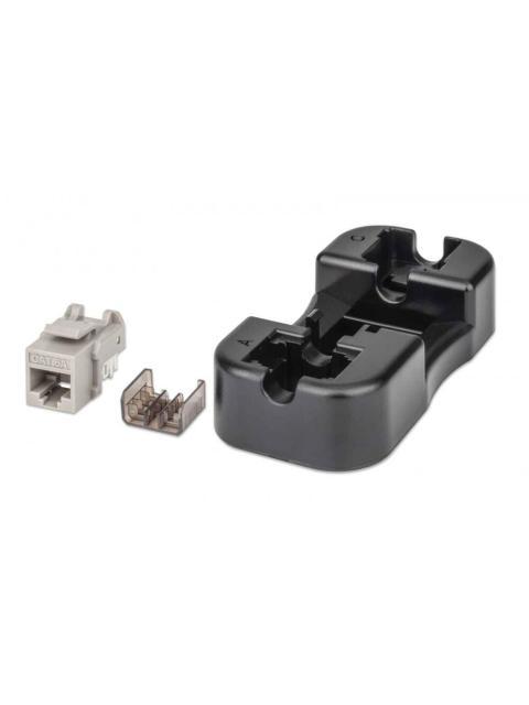 INTELLINET JACK DE RED CAT6A UTP RJ-45 GRIS