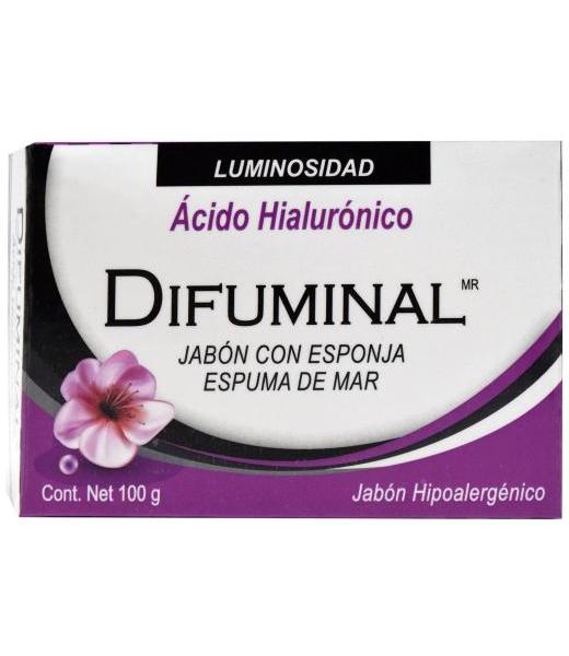 JABON ESPONJA DE ACIDO HIALURONICO 100 G DIFUMINAL